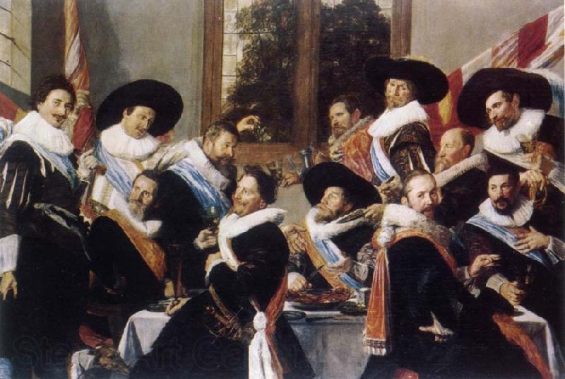 Frans Hals Festmabl of the officers of the St. Jorisdoelen in Haarlem France oil painting art